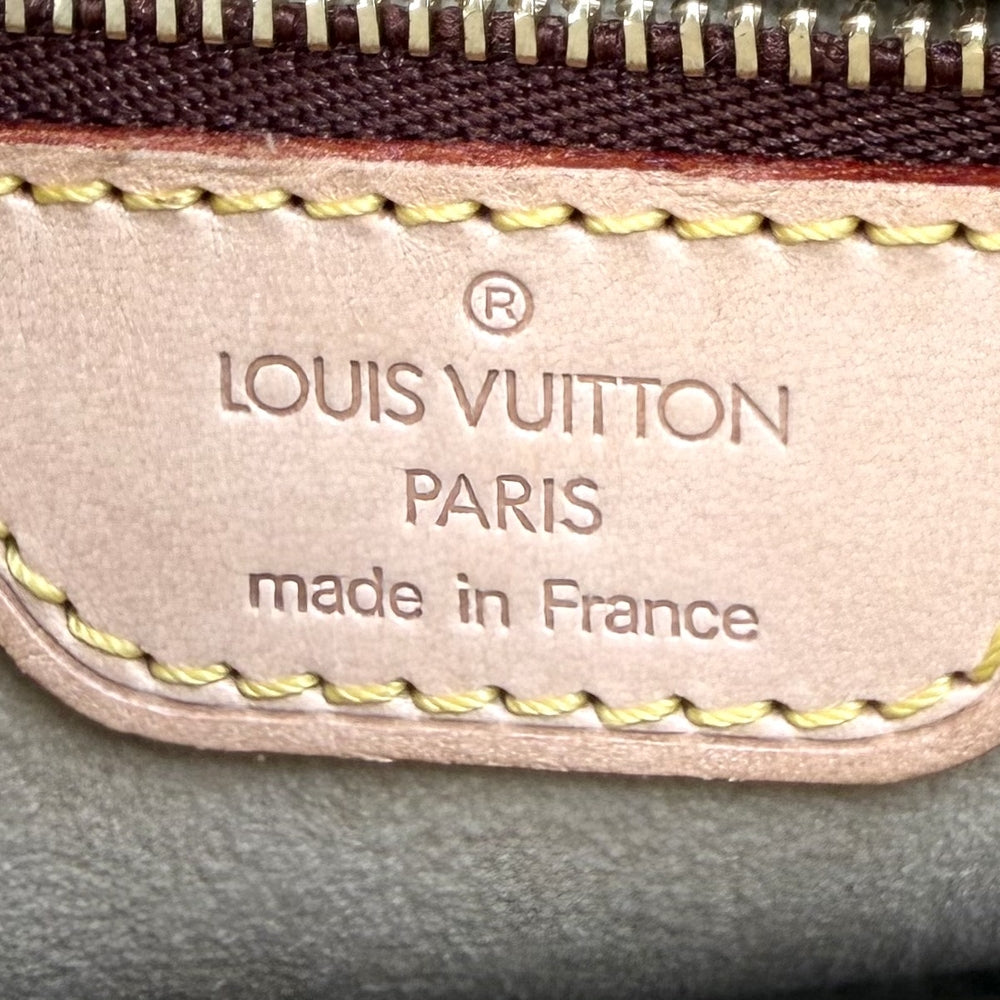 LOUIS VUITTON ルイヴィトン ハンドバッグ ルーピング MM M51146 モノグラムキャンバス ブラウン 茶 ゴールド金具 レディース【中古品】