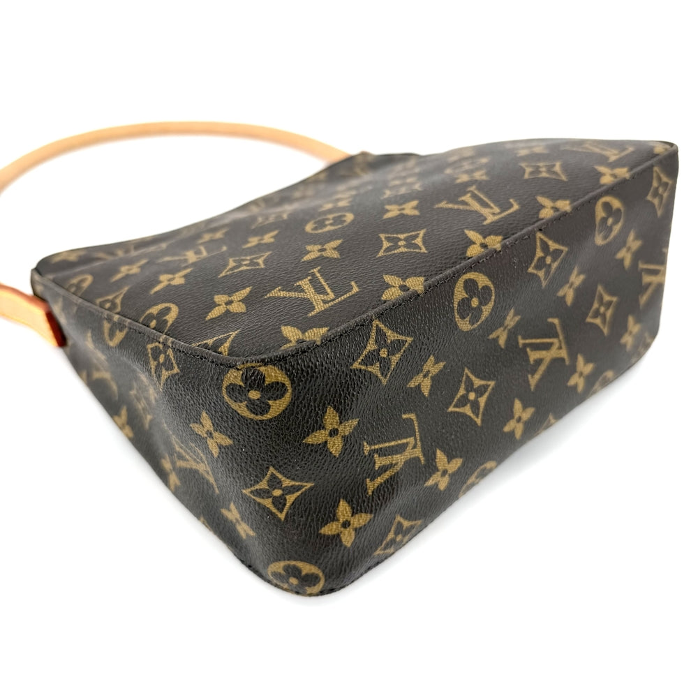LOUIS VUITTON ルイヴィトン ハンドバッグ ルーピング MM M51146 モノグラムキャンバス ブラウン 茶 ゴールド金具 レディース【中古品】