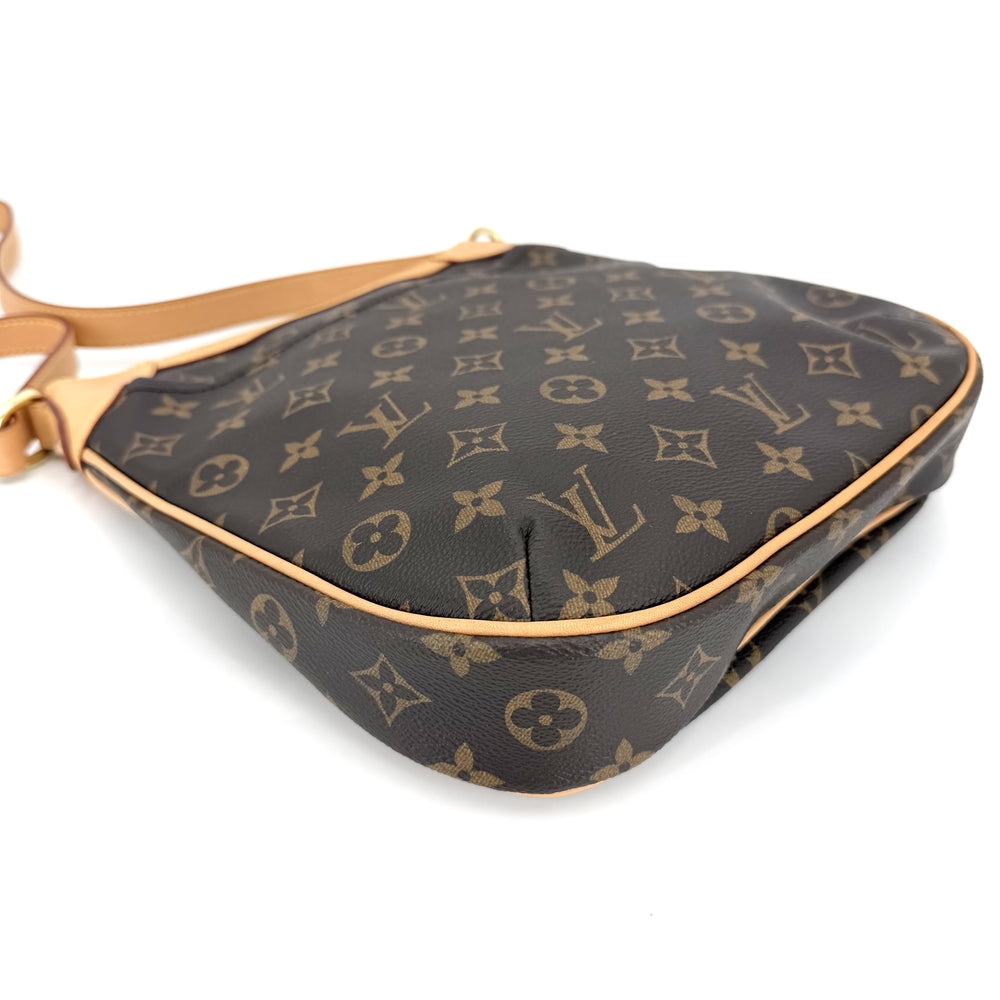 LOUIS VUITTON ルイヴィトン ショルダーバッグ オデオンPM Odeon PM M56390 モノグラムキャンバス ブラウン 茶 ゴールド金具 レディース【中古品】