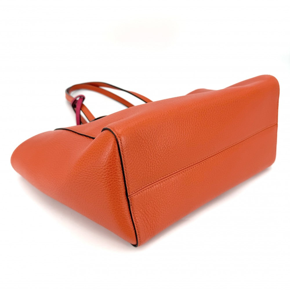 GUCCI グッチ ハンドバッグ スウィング トートバッグ 354408 レザー オレンジ ピンク ゴールド金具 レディース【中古品】