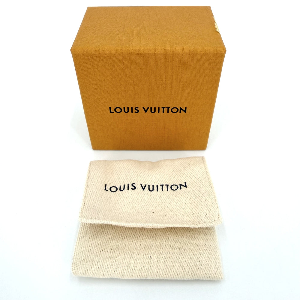 LOUIS VUITTON ルイヴィトン ネックレス LV アイコニック アクセサリー ペンダント ラインストーン M00596 ゴールド レディース 約6.3g【中古品】