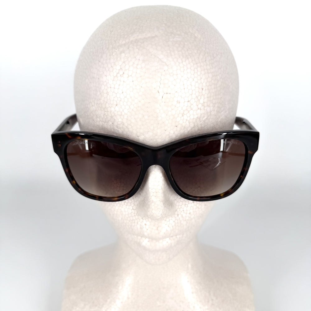 CHANEL シャネル サングラス ココマーク 眼鏡 ファッションアイテム 5380-A プラスチック ブラウン 茶 レディース【中古品】