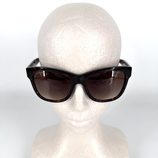 CHANEL シャネル サングラス ココマーク 眼鏡 ファッションアイテム 5380-A プラスチック ブラウン 茶 レディース【中古品】