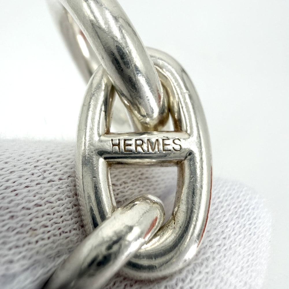 HERMES エルメス ブレスレット シェーヌダンクルTGM アクセサリー ジュエリー 12コマ シルバー925 メンズ 約112.5g【中古品】