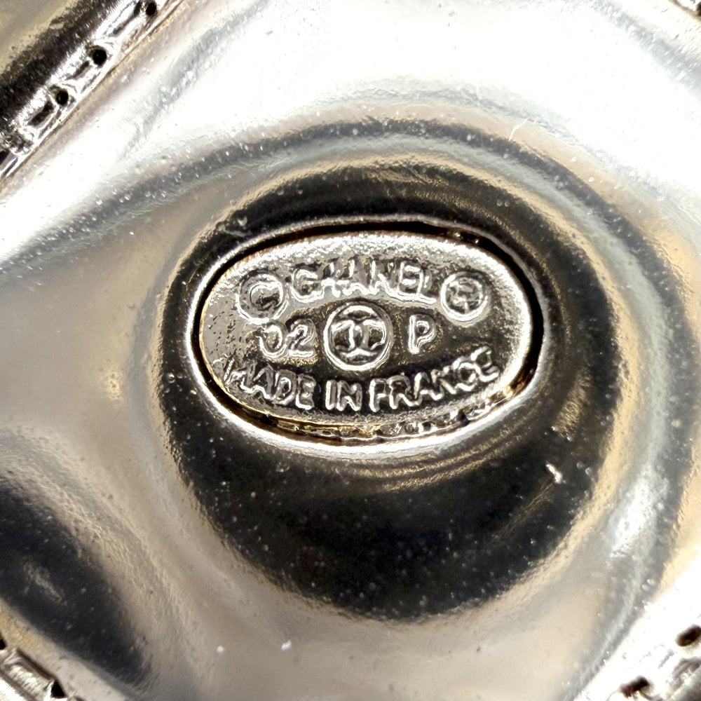 CHANEL シャネル ブローチ マトラッセ ココマーク アクセサリー GP 02P ゴールド レディース 約32.2g 2002年【中古品】