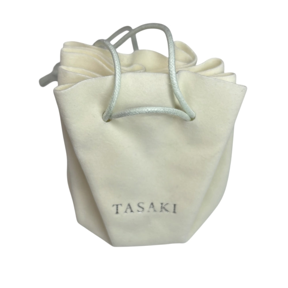 TASAKI タサキ 指輪 リング バランスノートパヴェ アクセサリー ジュエリー Au750 18金WG K18ホワイトゴールド アコヤパール8mm 約11.5号 レディース 約7.0g【中古品】