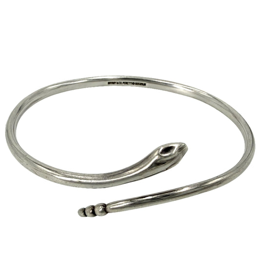 TIFFANY&Co. ティファニー バングル スネーク アクセサリー ジュエリー ブレスレット シルバー925 レディース 約20.0g【中古品】