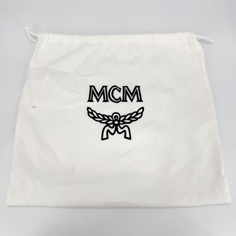 MCM エム・シー・エム 2WAY ヴィセトス TONI ハンドバッグ ショルダーバッグ レザー ブラウン 茶 ゴールド金具 レディース【中古品】