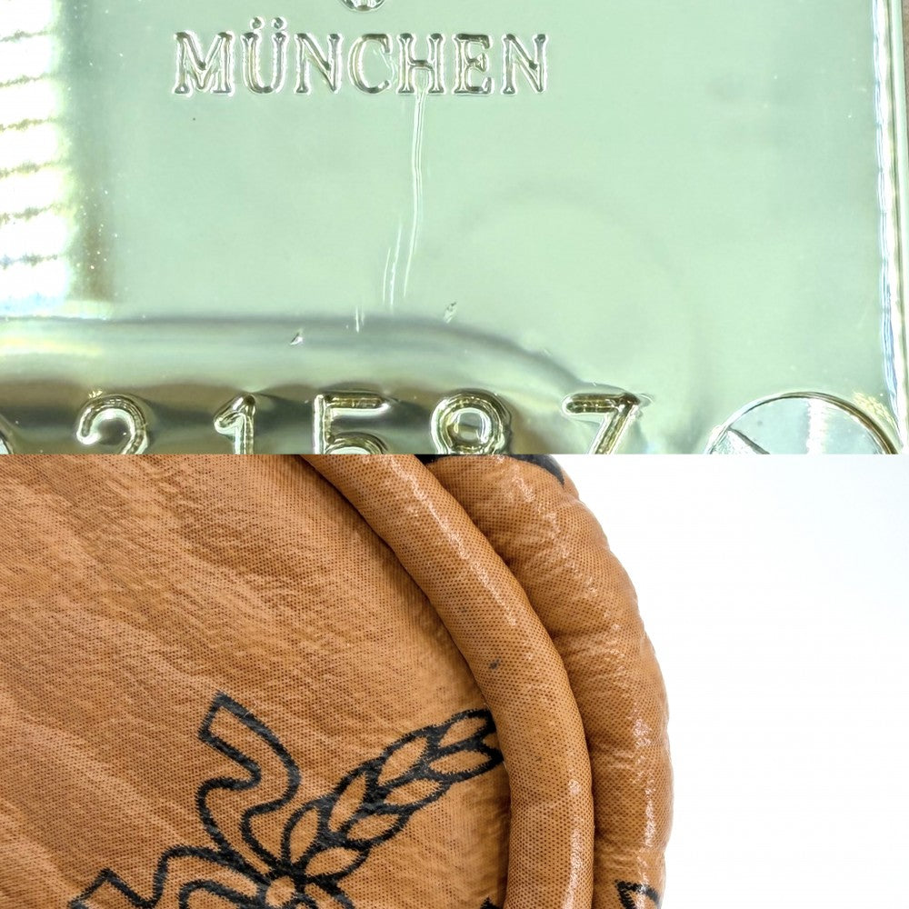 MCM エム・シー・エム 2WAY ヴィセトス TONI ハンドバッグ ショルダーバッグ レザー ブラウン 茶 ゴールド金具 レディース【中古品】