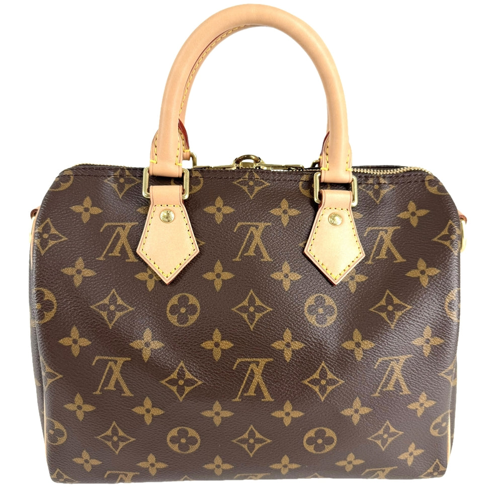 LOUIS VUITTON ルイヴィトン 2WAY スピーディ・バンドリエール25 ショルダーバッグ ハンドバッグ Speedy25 M46977 モノグラムキャンバス ブラウン 茶 ゴールド金具 レディース【中古品】