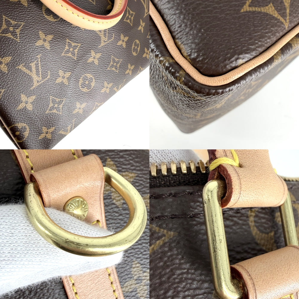 LOUIS VUITTON ルイヴィトン 2WAY スピーディ・バンドリエール25 ショルダーバッグ ハンドバッグ Speedy25 M46977 モノグラムキャンバス ブラウン 茶 ゴールド金具 レディース【中古品】