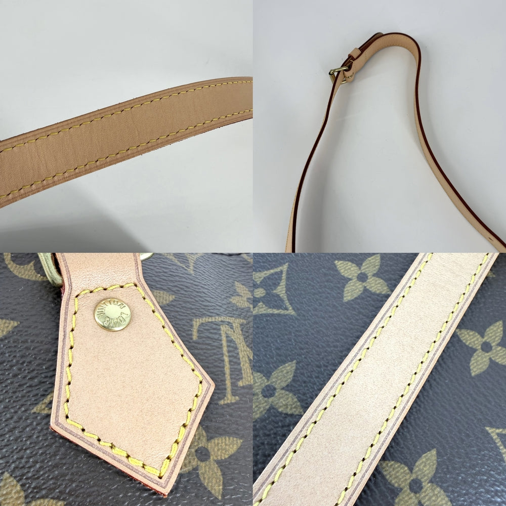 LOUIS VUITTON ルイヴィトン 2WAY スピーディ・バンドリエール25 ショルダーバッグ ハンドバッグ Speedy25 M46977 モノグラムキャンバス ブラウン 茶 ゴールド金具 レディース【中古品】