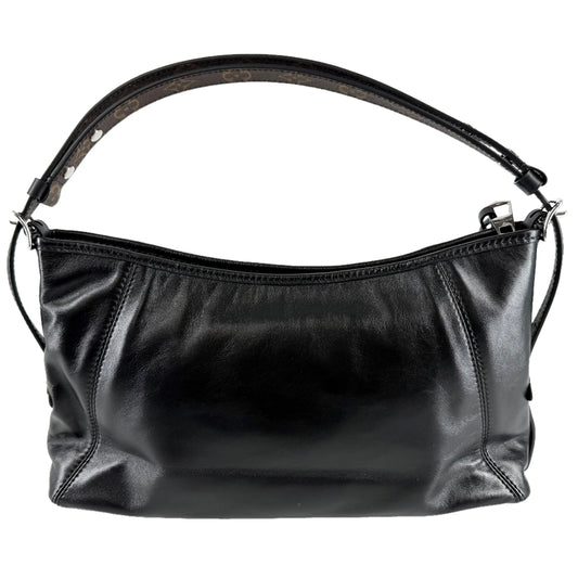 LOUIS VUITTON ルイヴィトン 2WAY LVバイブ キャリーオールEW ハンドバッグ ショルダーバッグ M28160 ラムレザー モノグラム ブラック 黒 シルバー金具 レディース【中古品】