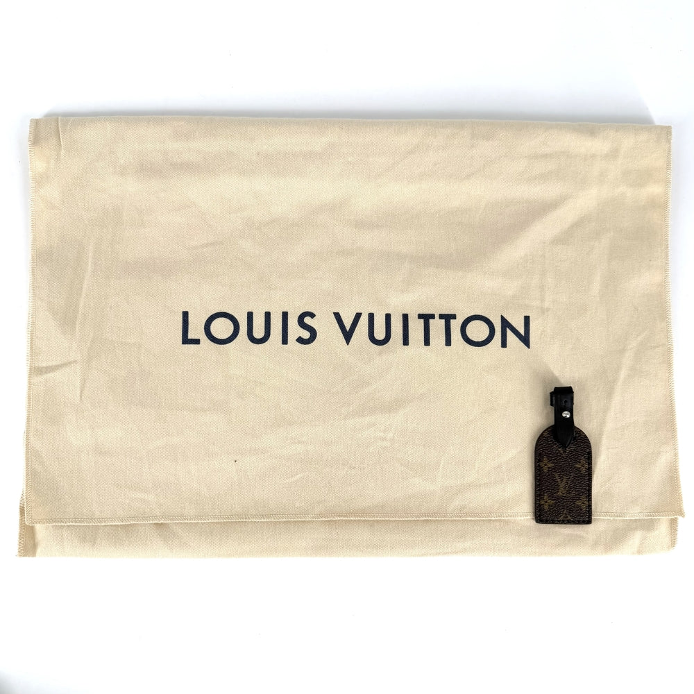 LOUIS VUITTON ルイヴィトン 2WAY LVバイブ キャリーオールEW ハンドバッグ ショルダーバッグ M28160 ラムレザー モノグラム ブラック 黒 シルバー金具 レディース【中古品】