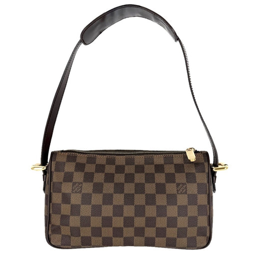 LOUIS VUITTON ルイヴィトン 2WAY ラヴェッロGM ショルダーバッグ ハンドバッグ N60006 ダミエキャンバス ブラウン 茶 ゴールド金具 レディース【中古品】