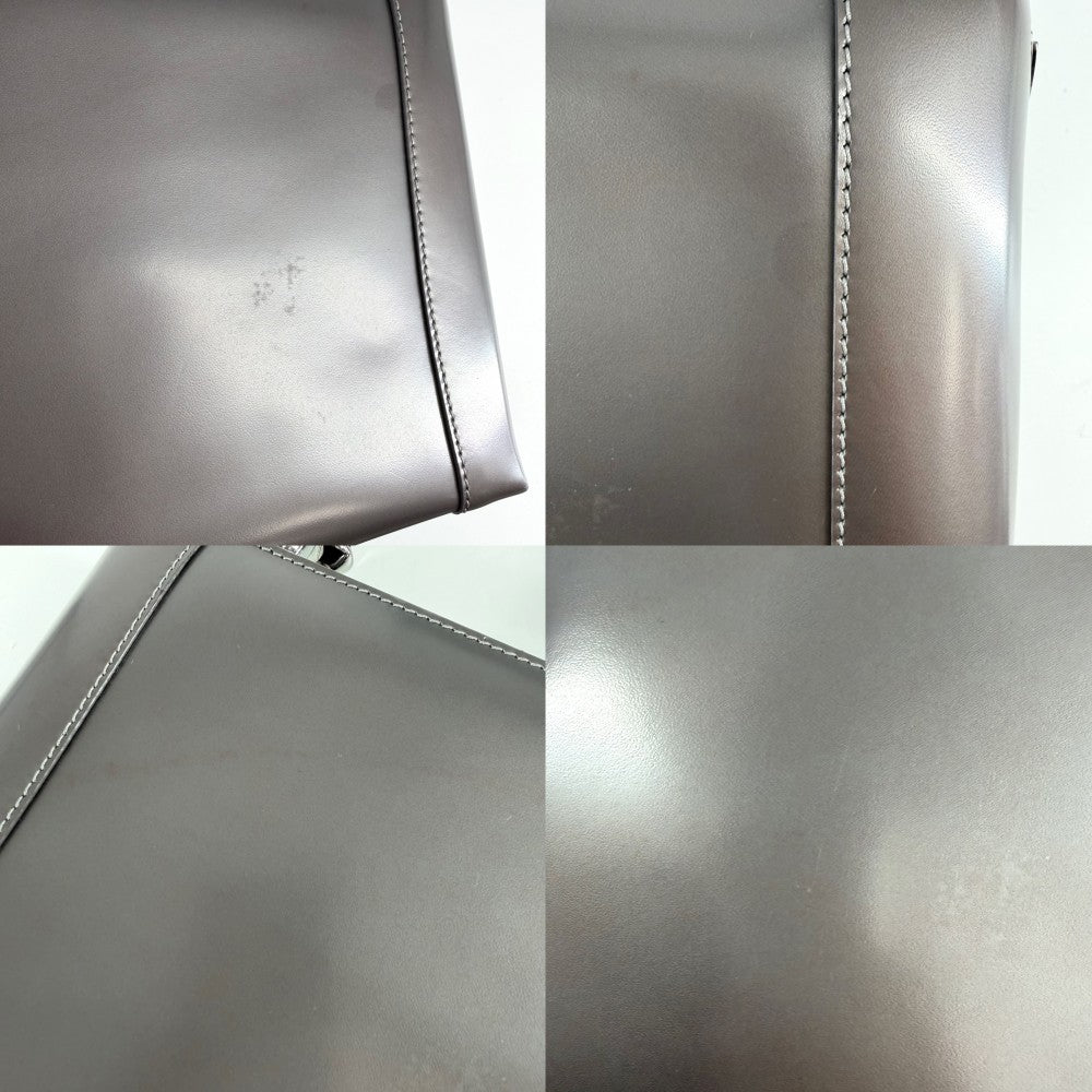 Christian Dior クリスチャンディオール ハンドバッグ マリスパール レザー ブラウン系 ガンメタル金具 レディース【中古品】