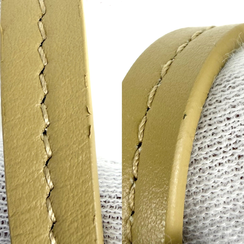 JIL SANDER ジルサンダー ショルダーバッグ ミディアムボウリボンショルダーバッグ J08WD0026 レザー ベージュ ゴールド金具 レディース【中古品】