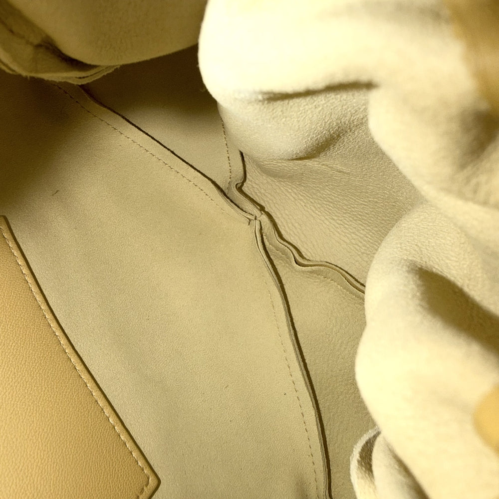 JIL SANDER ジルサンダー ショルダーバッグ ミディアムボウリボンショルダーバッグ J08WD0026 レザー ベージュ ゴールド金具 レディース【中古品】