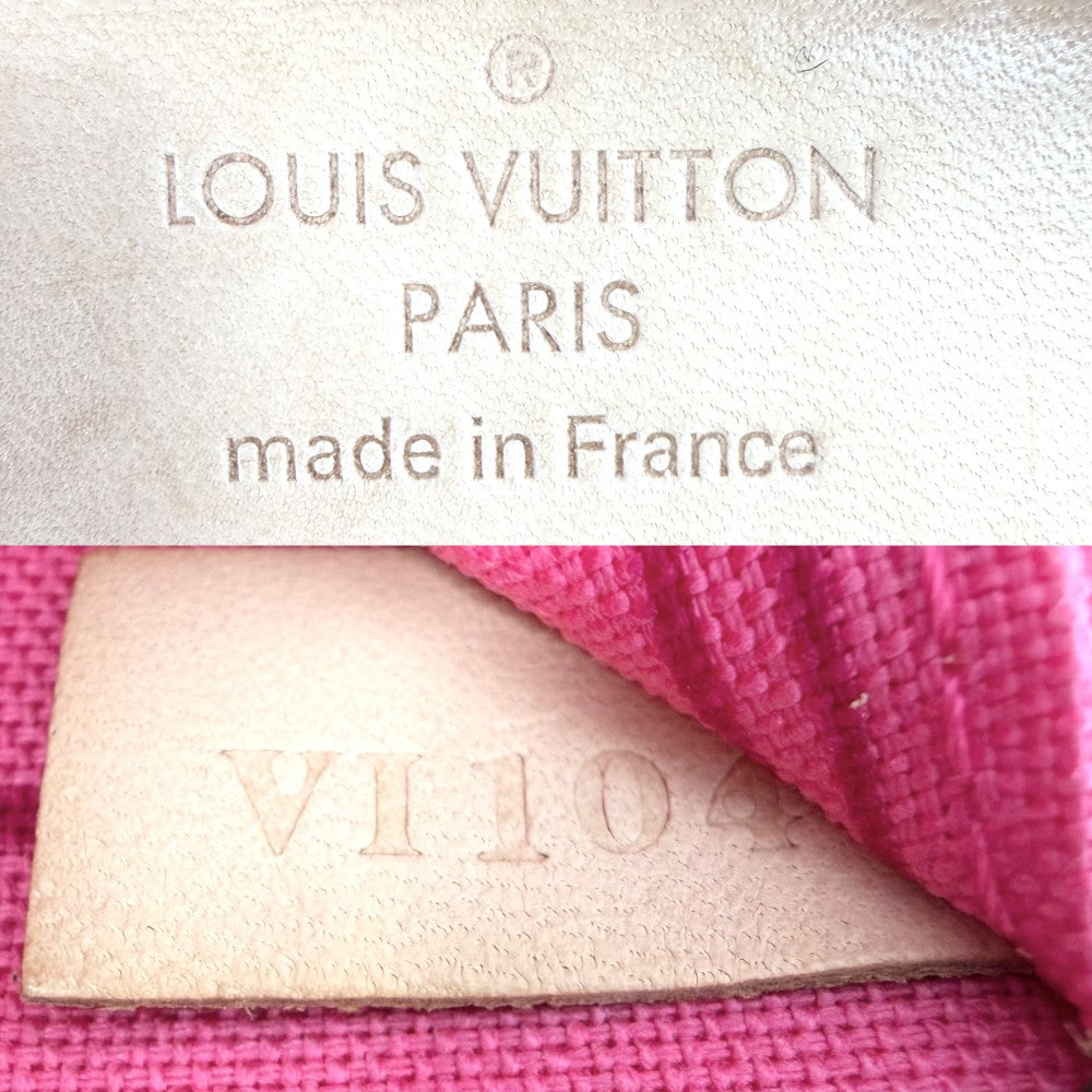 LOUIS VUITTON ルイヴィトン トートバッグ モノグラムローズ ネヴァーフルMM ハンドバッグ M48613 ブラウン 茶 ピンク ゴールド金具 レディース【中古品】
