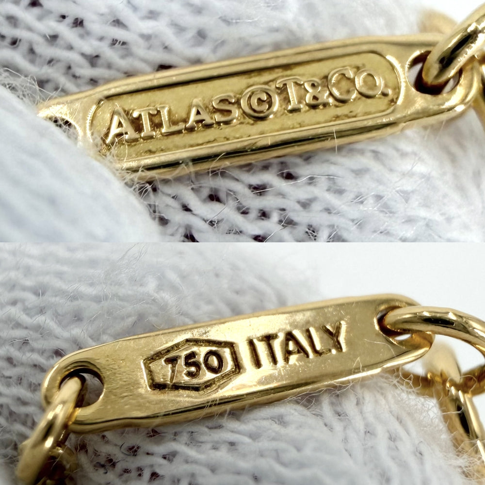 TIFFANY&Co. ティファニー ネックレス アトラス アクセサリー ジュエリー 18金YG Au750 K18イエローゴールド レディース 約7.9g【中古品】
