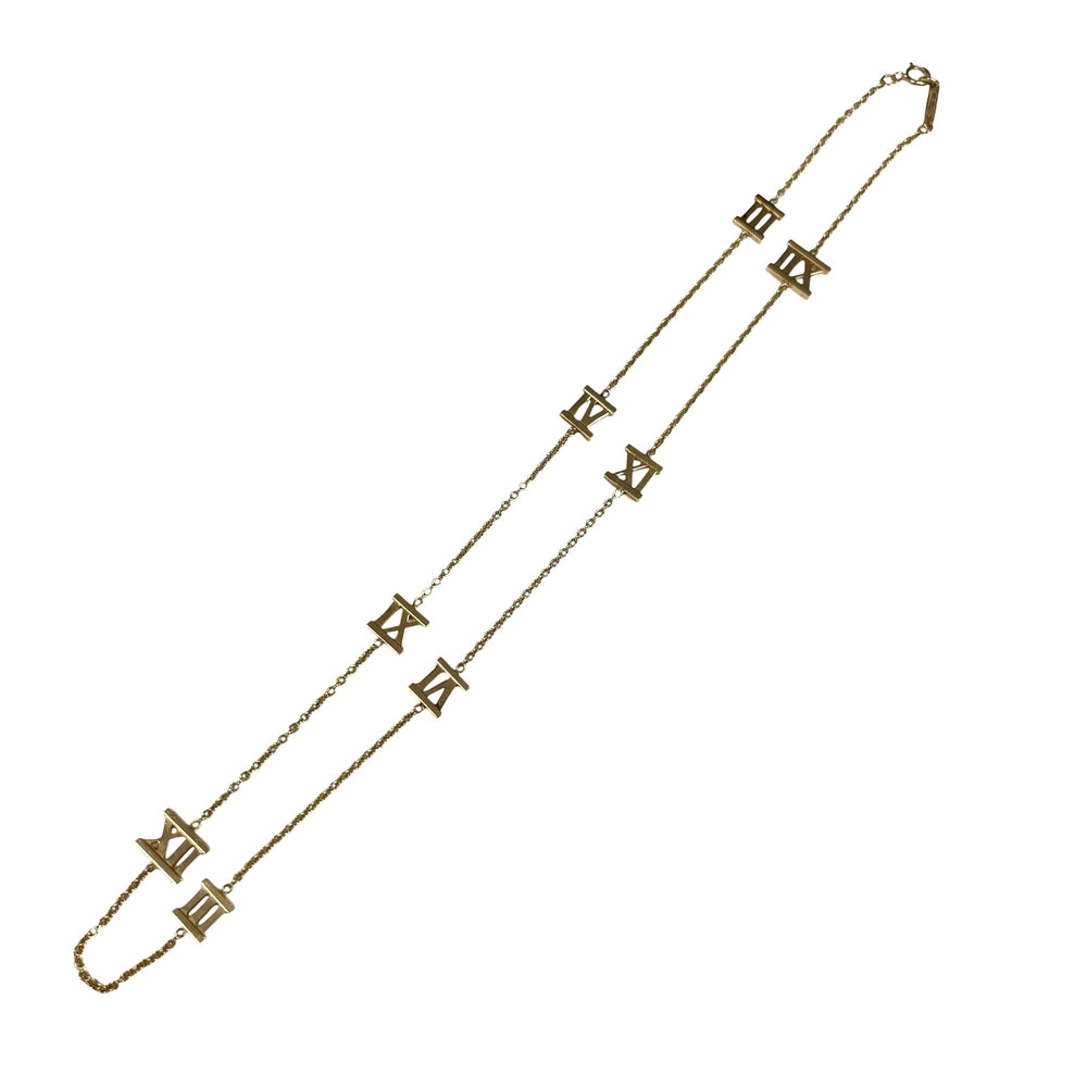 TIFFANY&Co. ティファニー ネックレス アトラス アクセサリー ジュエリー 18金YG Au750 K18イエローゴールド レディース 約7.9g【中古品】