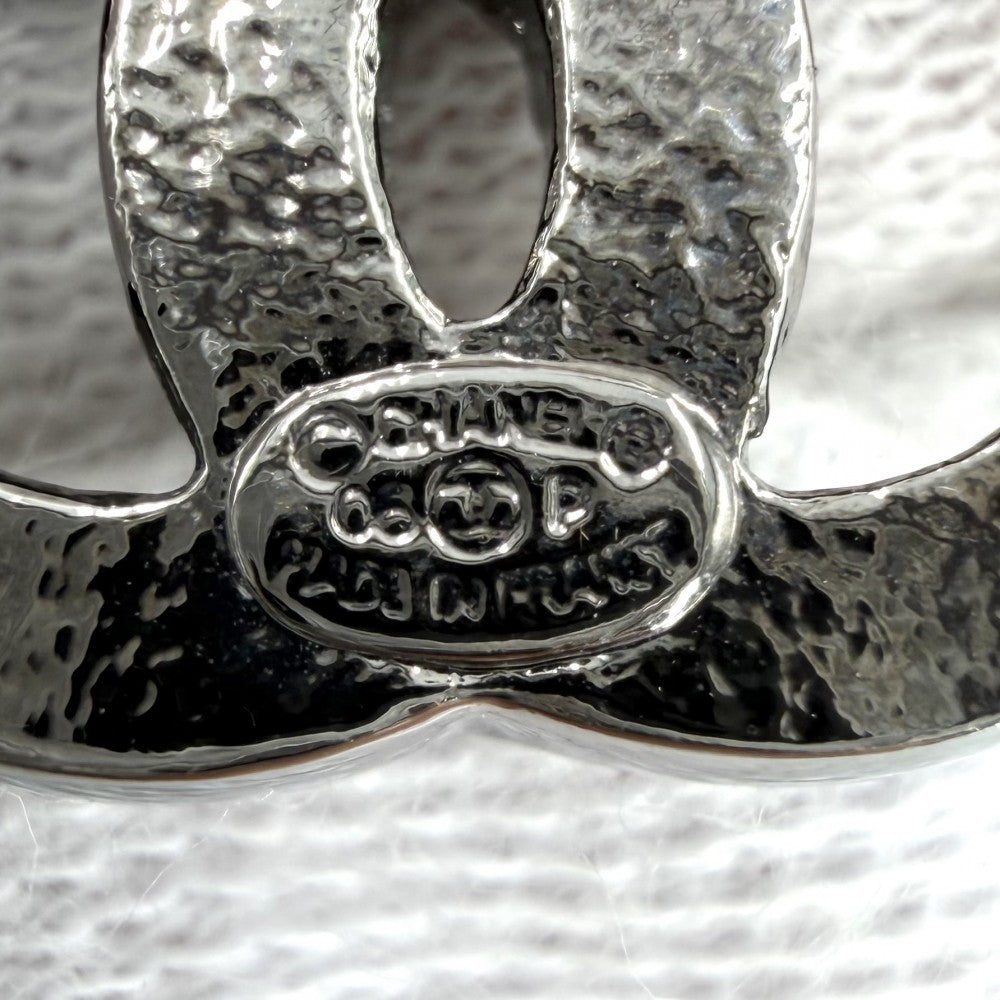CHANEL シャネル ネックレス ココマーク アクセサリー GP ラインストーン 06P ゴールド シルバー レディース 約8.0g 2006年【中古品】