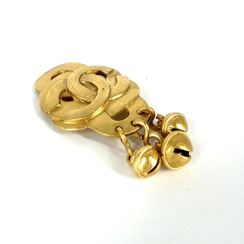 CHANEL シャネル ブローチ ココマーク アクセサリー GP 95P レディース 約28.7g 1995年【中古品】