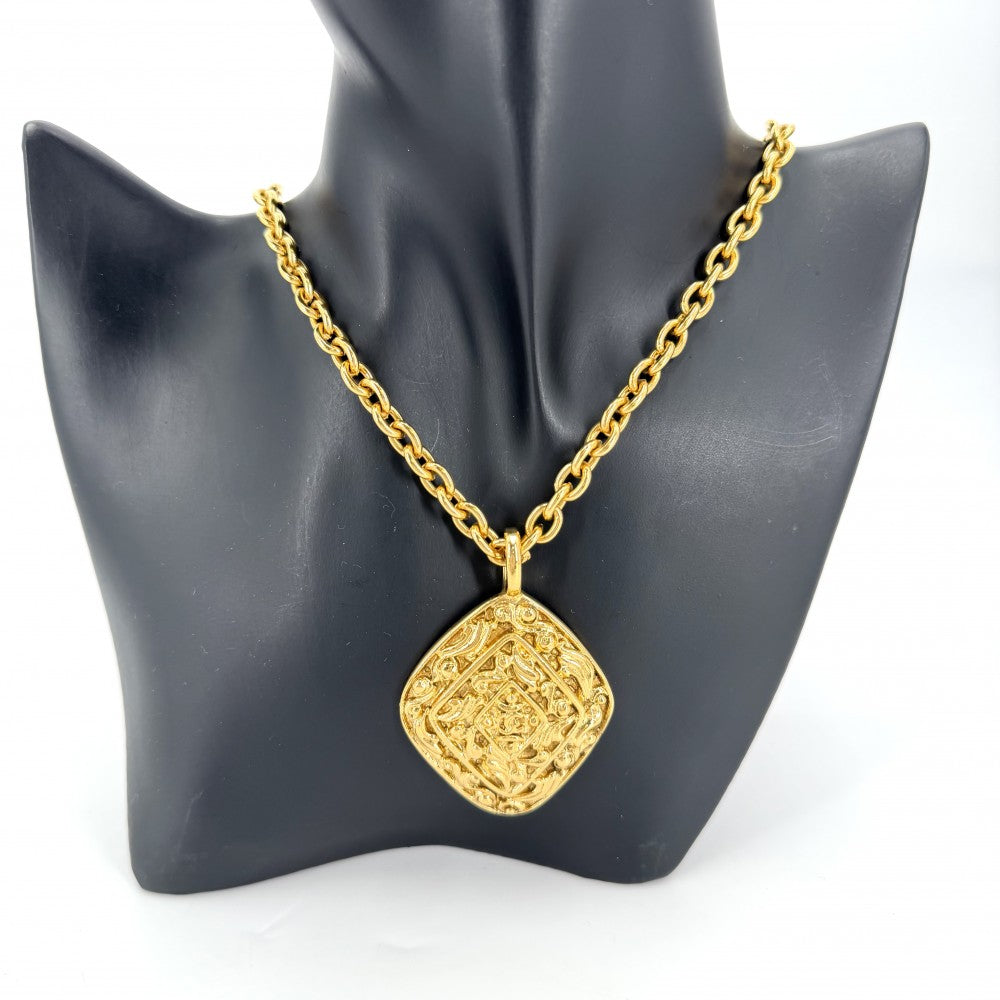 CHANEL シャネル ネックレス ココマーク ロングネックレス アクセサリー GP ゴールド レディース 約75.2g【中古品】