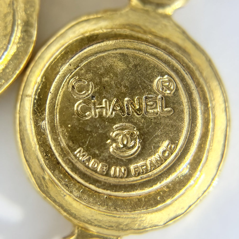 CHANEL シャネル ブレスレット ココマーク ラウンド チェーン アクセサリー ゴールド ヴィンテージ GP レディース 約92.9g【中古品】
