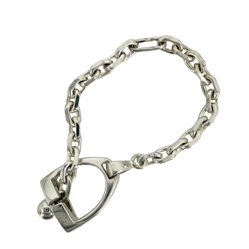 HERMES エルメス キーホルダー エトリエ チャーム メンズ レディース シルバー925 ユニセックス 約8.3g【中古品】