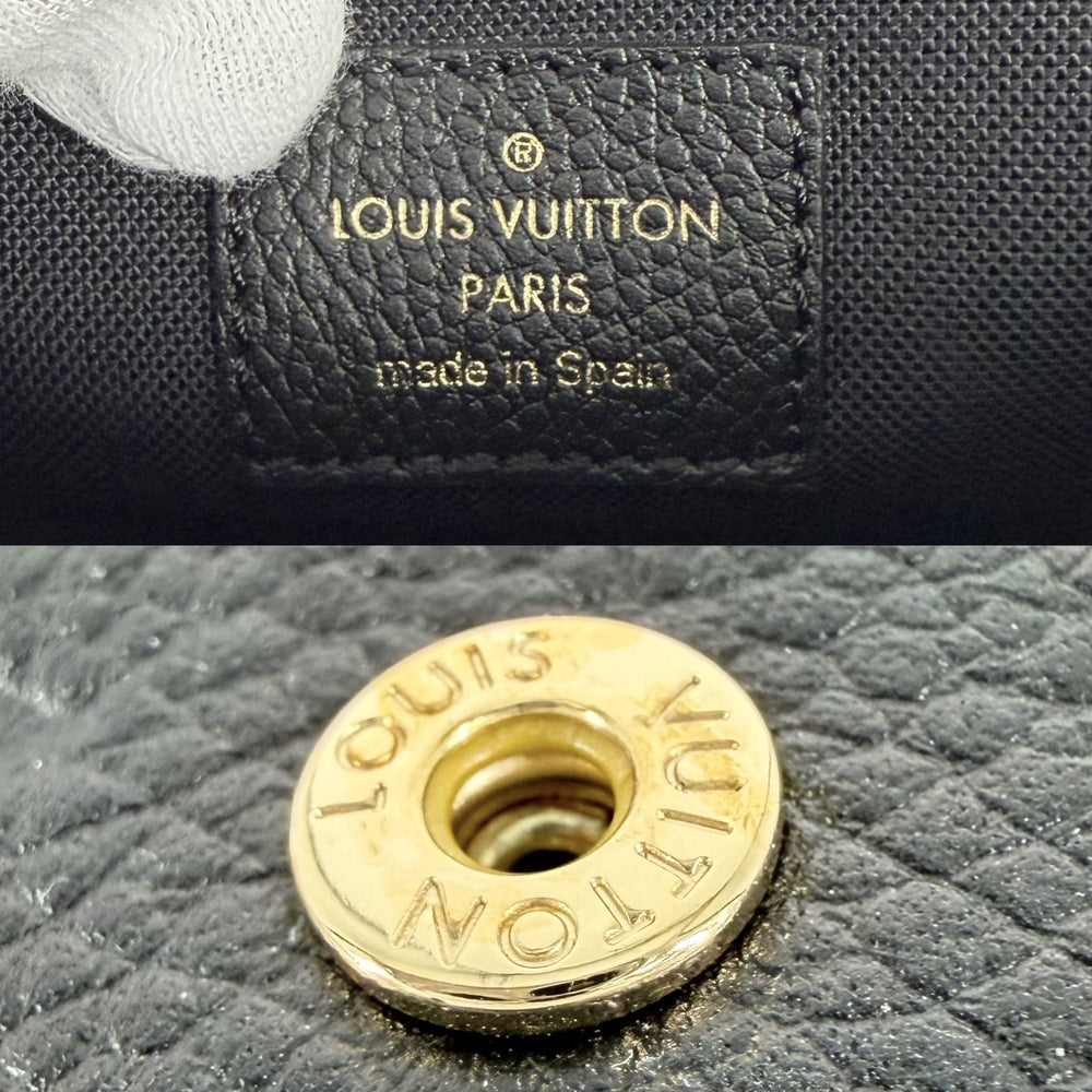 LOUIS VUITTON ルイヴィトン ショルダーバッグ ポシェットフェリシー チェーンウォレット M64064 モノグラムアンプラント ブラック 黒 ゴールド金具 レディース【中古品】