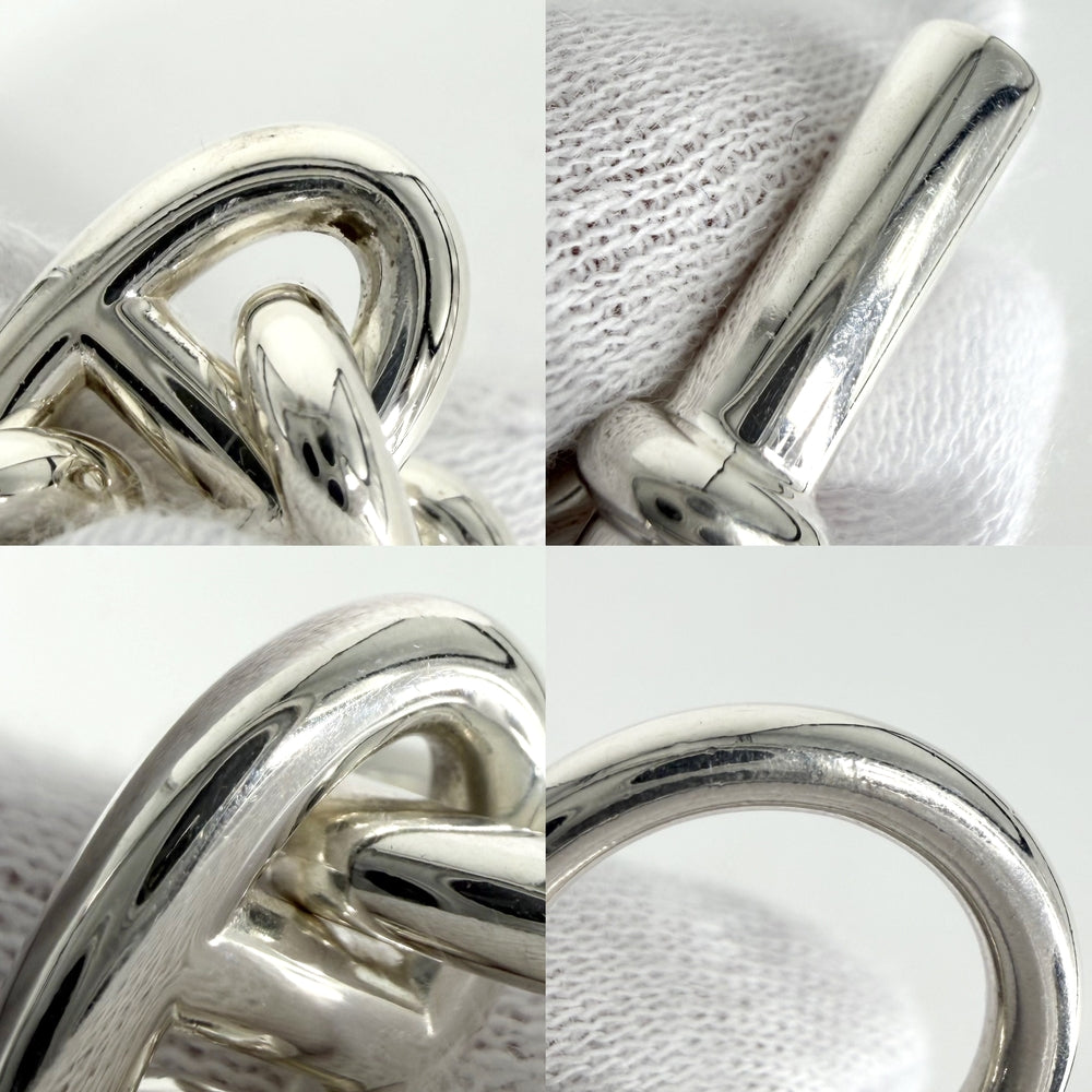 HERMES エルメス ブレスレット シェーヌダンクルMM アクセサリー ジュエリー 18コマ シルバー925 メンズ 約64.1g【中古品】