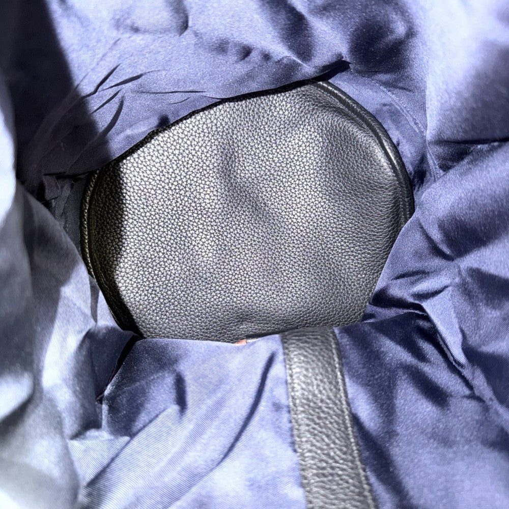 HERMES エルメス ショルダーバッグ BRIDES de GALA ソワクール22 巾着バッグ リュックサック 2WAY 式典用の馬勅 □Q刻印 シルク レザー ブラウン系 ゴールド シルバー金具 レディース 2013年【中古品】