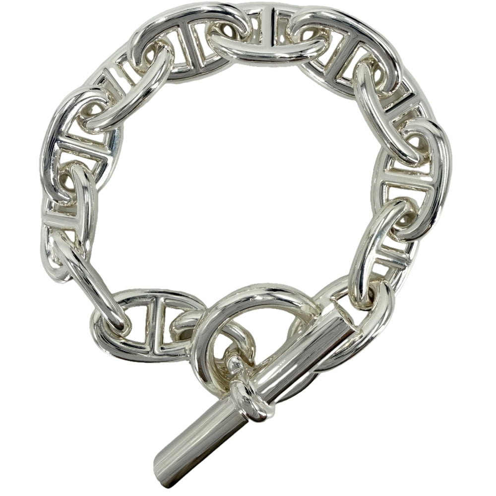 HERMES エルメス ブレスレット シェーヌダンクルTGM アクセサリー ジュエリー 12コマ シルバー925 メンズ 約107.7g【中古品】