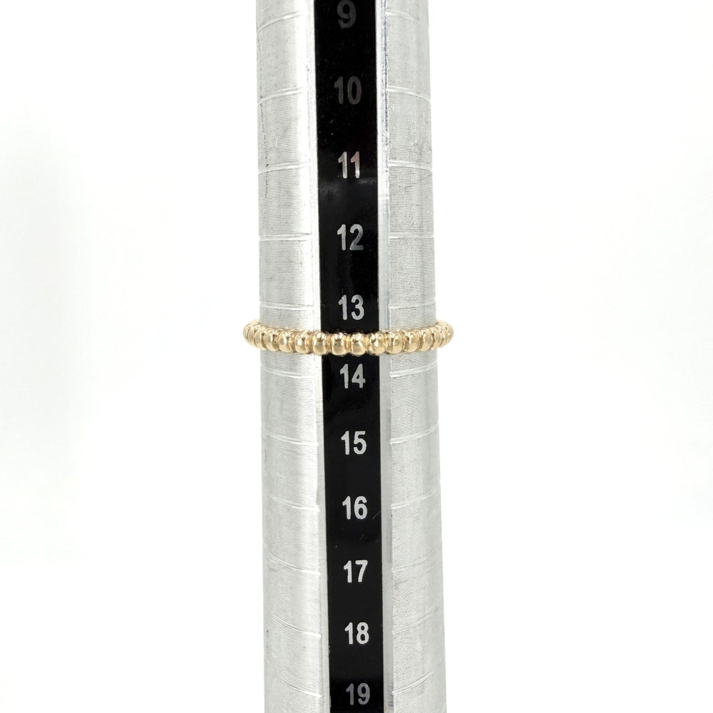 Van Cleef & Arpels ヴァンクリーフ＆アーペル 指輪 ペルレリング ジュエリー アクセサリー Au750 18金YG 54サイズ K18イエローゴールド 約13.5号 VCARPJMG54 レディース 約2.2g【中古品】