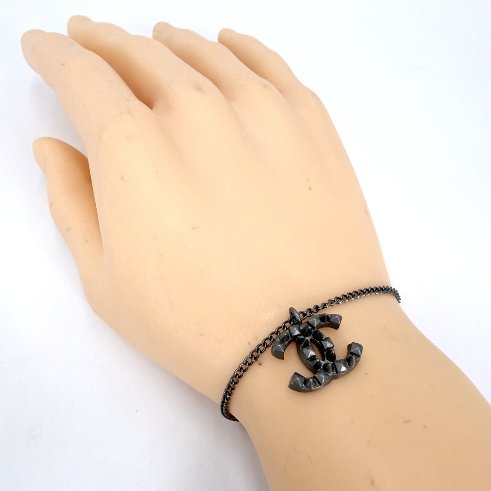 CHANEL シャネル ブレスレット スタッズ アクセサリー ココマーク 03P レディース 約5.3g 2003年【中古品】