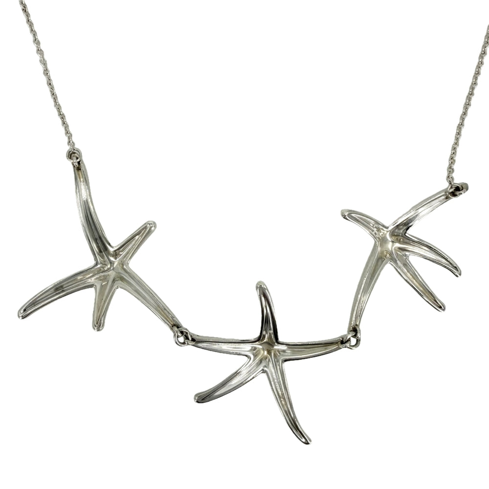 TIFFANY&Co. ティファニー ネックレス スターフィッシュ エルサペレッティ ジュエリー アクセサリー シルバー925 レディース 約16.2g【中古品】