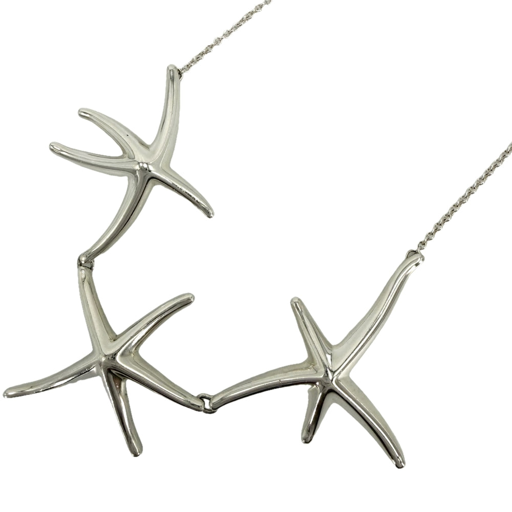 TIFFANY&Co. ティファニー ネックレス スターフィッシュ エルサペレッティ ジュエリー アクセサリー シルバー925 レディース 約16.2g【中古品】