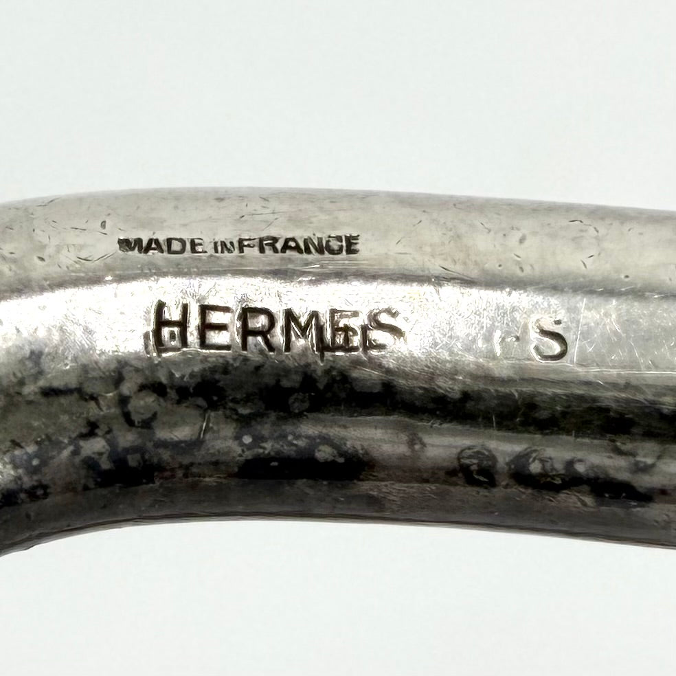 HERMES エルメス バングル ブレスレット アクセサリー 小物 シルバー925 ユニセックス 約90.3g【中古品】