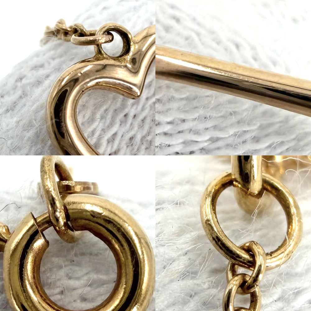 TIFFANY&Co. ティファニー ネックレス ハート キー キーモチーフ ジュエリー アクセサリー 18金PG Au750 K18ピンクゴールド レディース 約2.3g【中古品】