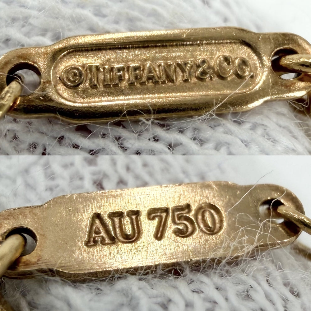 TIFFANY&Co. ティファニー ネックレス ハート キー キーモチーフ ジュエリー アクセサリー 18金PG Au750 K18ピンクゴールド レディース 約2.3g【中古品】