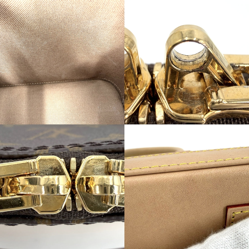 LOUIS VUITTON ルイヴィトン 2WAY アルマBB ショルダーバッグ ハンドバッグ 小さめ ミニバッグ M46990 モノグラムキャンバス ブラウン 茶 ゴールド金具 レディース【中古品】