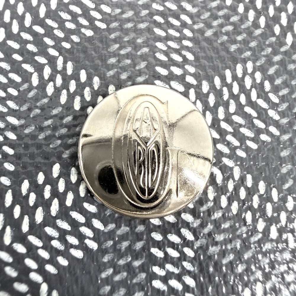 GOYARD ゴヤール トートバッグ ヘリンボーン サンルイGM ハンドバッグ ポーチ付き コーティングキャンバス レザー グレー シルバー金具 レディース【中古品】