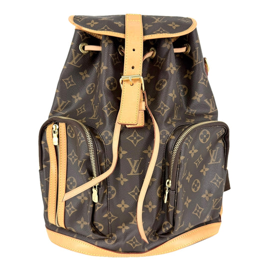 LOUIS VUITTON ルイヴィトン リュック サックアドボスフォール バックパック メンズ レディース M40107 モノグラムキャンバス ブラウン 茶 ゴールド金具 ユニセックス【中古品】