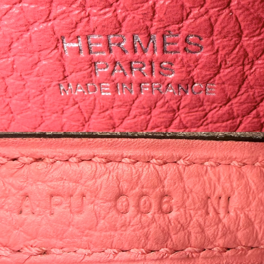 HERMES エルメス ハンドバッグ ピコタンロックPM A刻印 トリヨンクレマンス ピンク系 シルバー金具 レディース 2017年【中古品】