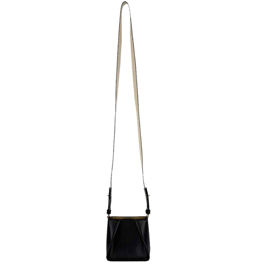 Stella McCartney ステラマッカートニー ショルダーバッグ マイクロ ステラ ミニバッグ レザー ブラック 黒 ゴールド金具 レディース【中古品】