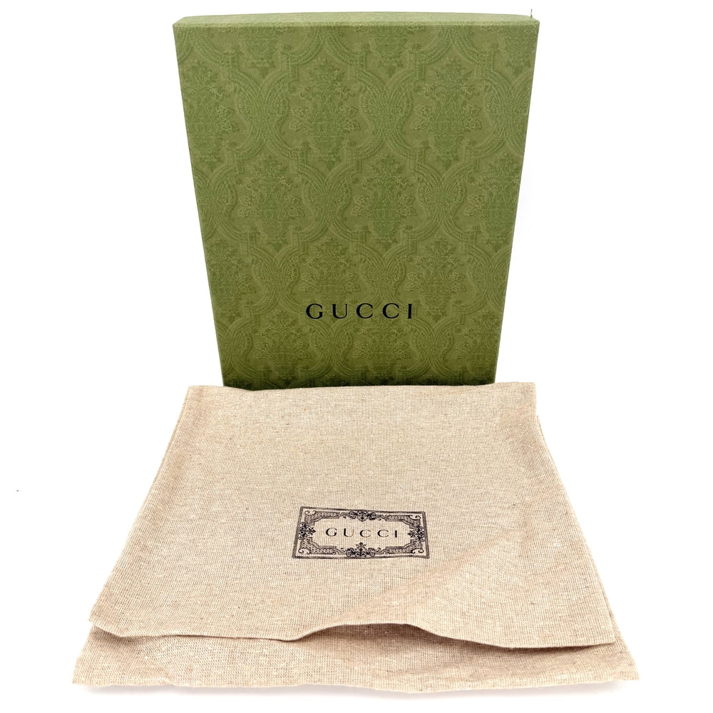 GUCCI グッチ ショルダーバッグ オフィディア シェリーライン ポシェット 小さめ 517350 GGスプリームキャンバス レザー ネイビー 紺 シルバー金具 レディース【中古品】