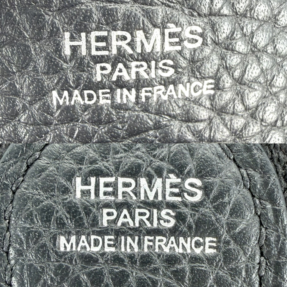 HERMES エルメス ショルダーバッグ エブリン23 ポシェット Evelyne K刻印 レザー ブラック 黒 シルバー金具 レディース 2025年【中古品】