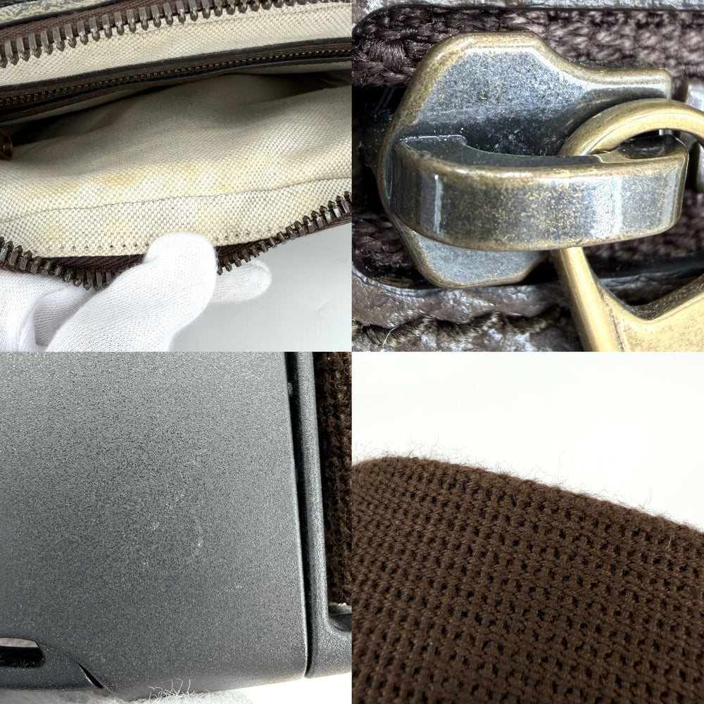 GUCCI グッチ ボディバッグ オフィディア ウエストバッグ ボディバッグ シェリーライン 574796 GGスプリームキャンバス レザー ベージュ ブラウン 茶 ゴールド金具 メンズ【中古品】