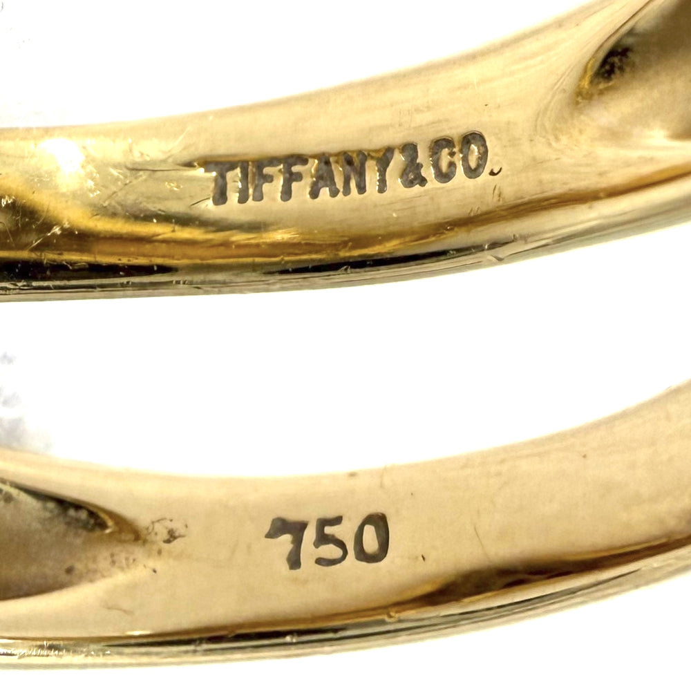 TIFFANY&Co. ティファニー 指輪 ハート フレンドシップ ジュエリー アクセサリー Au750 18金YG K18イエローゴールド ダイヤモンド 約10号 レディース 約4.2g【中古品】